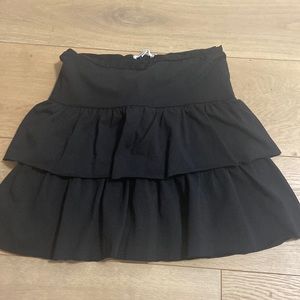 black skirt from subdued